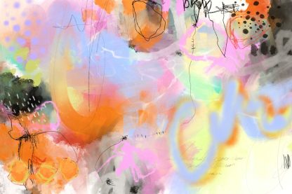 Des milliers de ronds dans l'eau - Limited edition print of 5 on paper