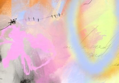 Des milliers de ronds dans l'eau - Limited edition print of 5 on paper - Image 2