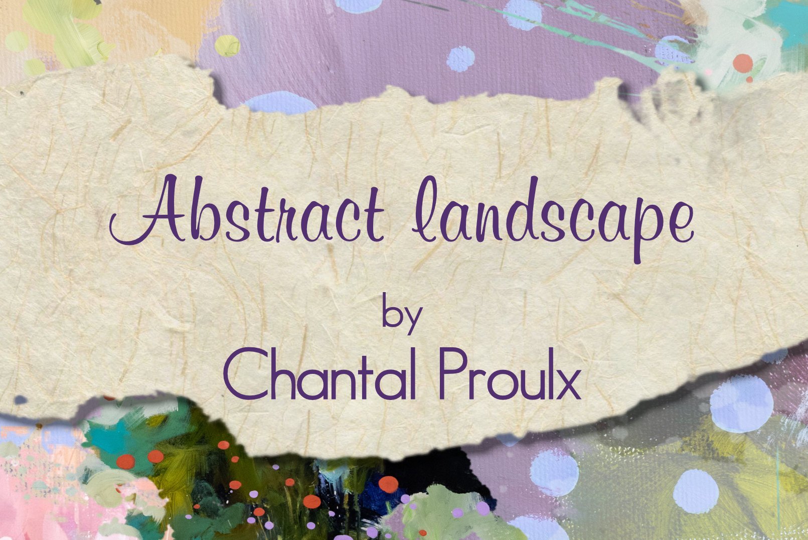 Abstract landscape