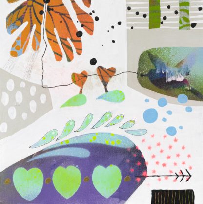 Peinture abstraite - Nid douillet