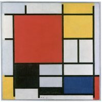 Catalogue no. SCH-1957-0071
0333329    
Piet Mondriaan    
Title: Composition with Large Red Plane, Yellow, Black, Gray and Blue Painting
scan van neg juni2006